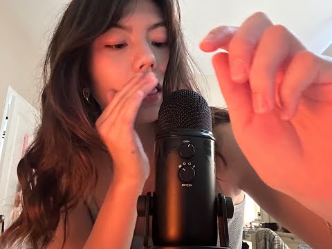 ASMR milky lotion hand sounds & mouth sounds