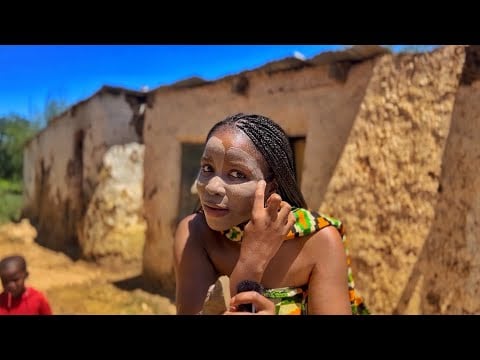 ASMR Whispered African Tribal Mud Face Painting for SLEEP! 😴 