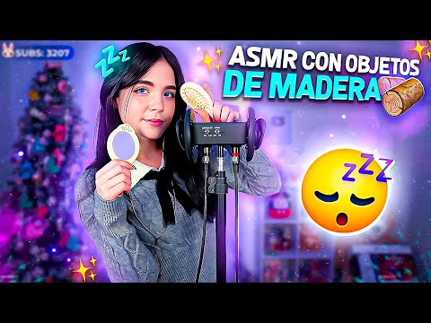 ASMR CON OBJETOS DE MADERA 🥱 | Staryuuki