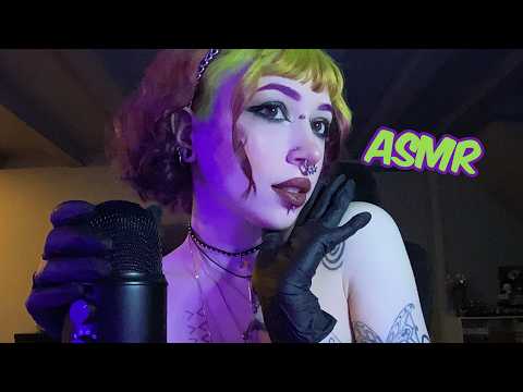 Latex Glove Sounds ASMR | Mic Rubbing, Hand Sounds, Whispering