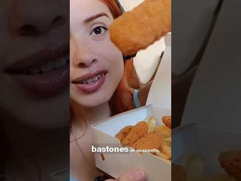 asmr | almuerzan conmigo snacks de burger king 🍟🧅🧀