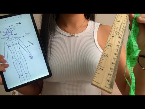 asmr tomando tus medidas 📏
