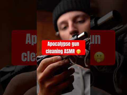 Cleaning your guns at the end… 😳 #asmr #tingles #triggersforsleep #relax #sleep