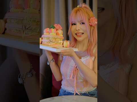 Macaron Cake 🎂 #asmr #flavorhaus #macaron