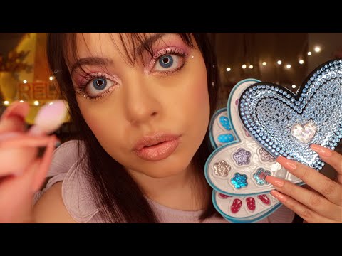 ASMR| Nostalgic Makeover on YOU! Using Kids Makeup & Hair Tools 🍭 (PERSONAL ATTENTION)