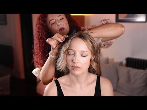 ASMR busy girl up-do hair styling ✨ Real Person Hair Play @realpersonasmrbyaugust