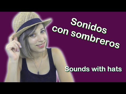 ASMR español . Sonidos cosquillosos con sombreros . Relajación Máxima para dormir . Susurros