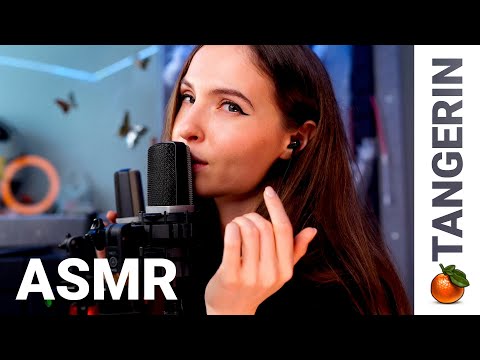 ASMR Mouth Sounds / Licking / Kisses & Visual Triggers | Tangerin