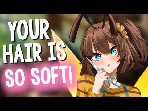 "Can I Please Cut Your Hair?" Bee Girl Is Obsessed With You 🐝 [Binaural ASMR RP | Personal Hair Spa]