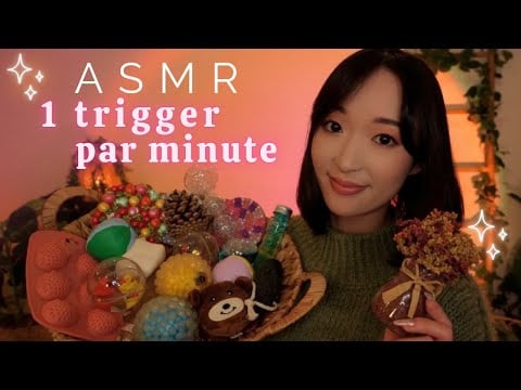 ASMR 🌙 1 trigger par minute pour bien dormir (très peu de paroles) ☁