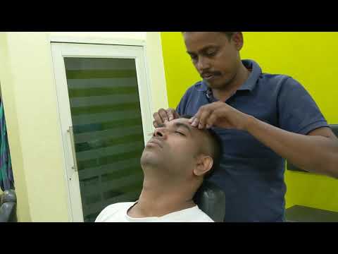 Headache relief & mind refreshing Head & Upper body massage with Neck Cracking | Indian ASMR