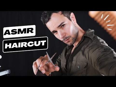 ASMR I Ton coiffeur te relaxe (shampoing, ciseaux, brosse, peigne...)