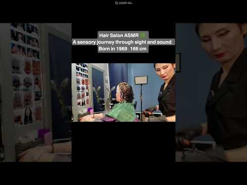 미용실 ASMR 시각과 청각의 활성화 #뿌리 볼륨펌Hair Salon ASMR Visual and Auditory Activation #Root Volume Perm
