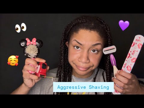 ASMR - Hairstylist Shaves Your Face