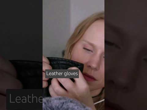 Leather gloves #asmrgloves #leathergloves #asmr #shorts #asmrsounds #asmrleathergloves