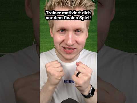 Trainer motiviert dich vor dem finalen Spiel! #asmr