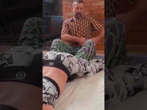 Original chiropractic adjustment and stretching for Anna #chiropractor