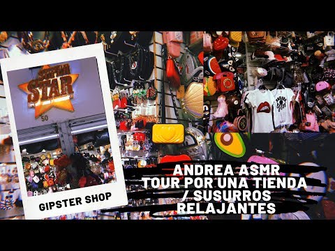 ASMR/ Tour por la tienda de las estrellas/ Super Star/Gipster Shop/susurros relajantes/Andrea ASMR🦋