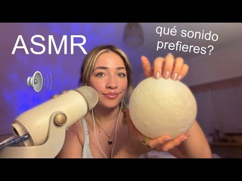 ASMR con objetos - CUAL sonido prefieres?  Asmr tapping 