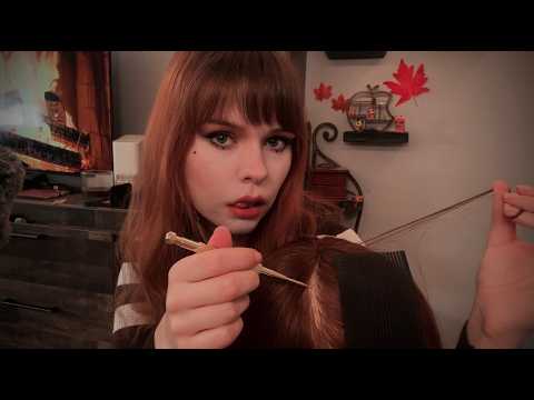 ASMR Scalp Inspection (Ex Mime Checks Your Scalp)