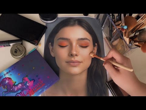 ASMR Makeup On People’s Face (No Talking, Touching, Tapping, Personal attention) to help you relax