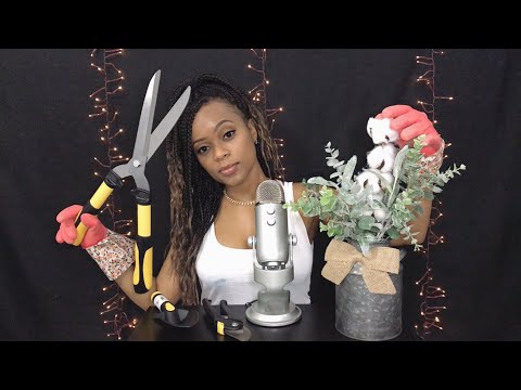 🌿 ASMR 🌿 Gardening 🕊 Tapping 💚 Scissors Sounds ⚔️