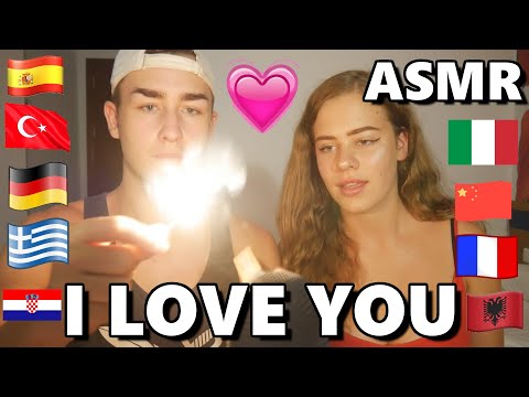 ASMR "I LOVE YOU " In 20 Languages 💗 | Candle Sounds🕯| ASMR Couple 💑