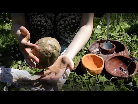 Relaxing TUTORIAL: How to find ceramic clay in nature and how to prepare it