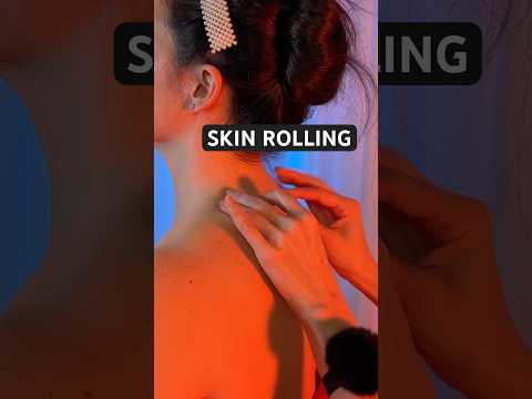 ASMR Skin Rolling #myofascialrelease #neckmassage #massage  #realpersonasmr