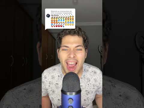 ASMR EMOJI CHALLENGE 🥄🥥🤠🦖🤬🪼🤑😡🎨🥶🖌️🍯🍫♥️🗣️ #asmr #asmrfrançais #emojichallenge #shorts