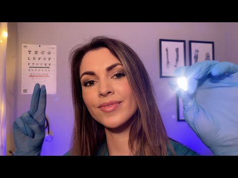 ASMR Nurse | Cranial Nerve Exam (Soft Spoken Neurological Assessment)