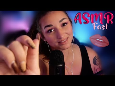 ASMR FRANÇAIS : FAST VISUEL + BRUITS DE BOUCHE 👄