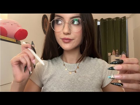 That Girl Who Chews On Her Pen Sits Next To You In Class ~ASMR personal attention