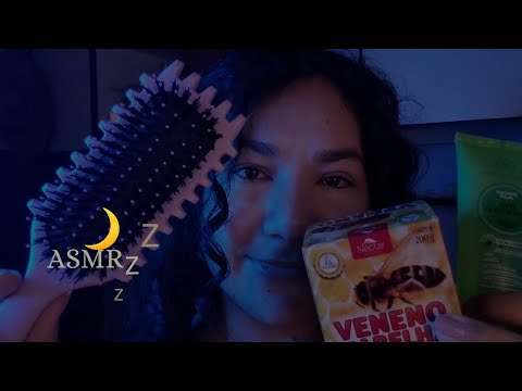 ASMR - Cuidando De Você Enquanto Dorme | Cabelo,Rosto e Massagem (SONS REAIS)