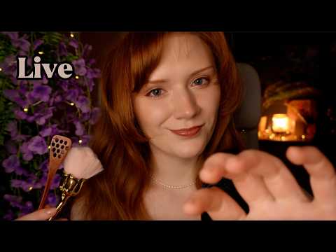 ASMR Clicky Inaudible Whisper, Spit painting,Kisses,Eye cleaning,Jellyfish,Hand movements😴