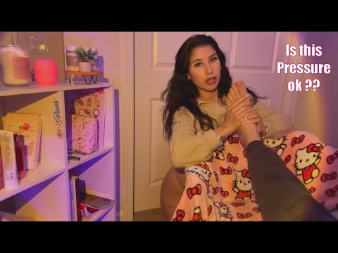 ASMR Hyper Realistic Spa Experience (Foot Pampering,Facial)  