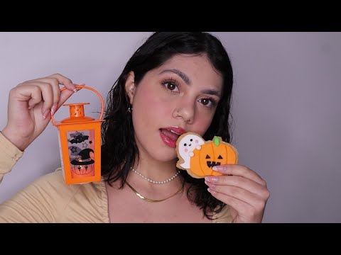 ASMR comiendo galletas edición halloween + storytime ¿cómo conocí el asmr? | Dámaris ASMR♡