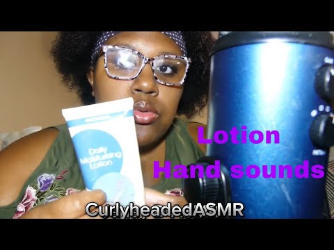 ASMR *Lotion hand sounds *Soft spoken | CurlyheadedASMR