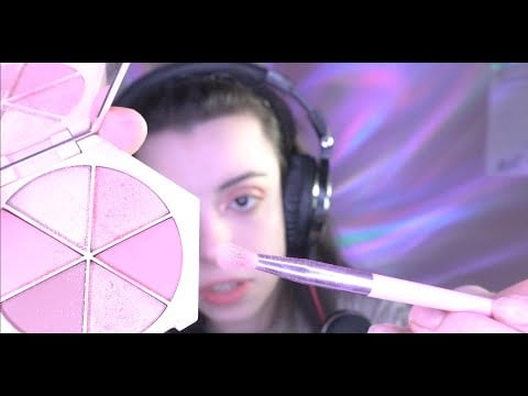 ASMR| Putting on makeup| Calm soft whispering