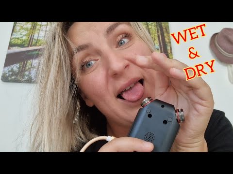 ASMR FAST AGGRESSIVE Mouth Sounds | Dry & Wet Triggers (Tascam Recording) #asmr #relax