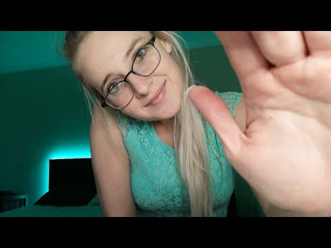 ASMR shirt scratching and personal attention (face touching, tongue clicking, whispering)