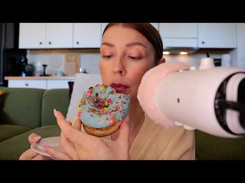 Eating a Giant Donut + My Weekly Rant 🍩😅 | #ASMR Eating