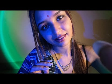 HINDI ASMR Roleplay | Pampering You After Work | Stress Relief | Personal Attention { wife roleplay}