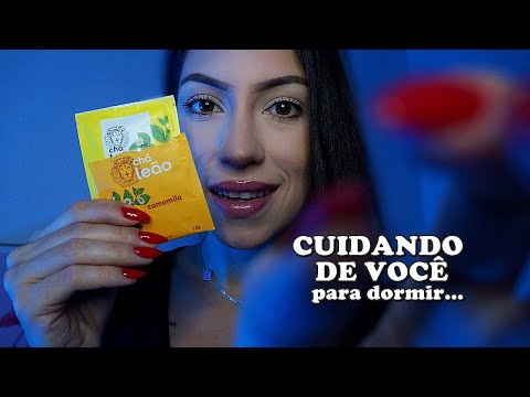 ASMR CUIDANDO DE VOCÊ NO PERÍODO MENSTRUAL (sussurros, atenção pessoal, voz suave e carinho)