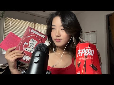 ASMR red triggers ❤️❤️