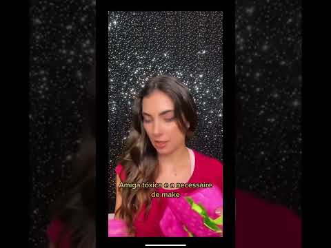 AMIGA TÓXICA E A NECESSAIRE DE MAKE - ASMR #shorts