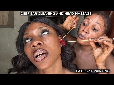 Best ASMR for SleepAggressive Ear Cleaning, HairPlay, Mouth Sounds, Head & Shoulder Massage