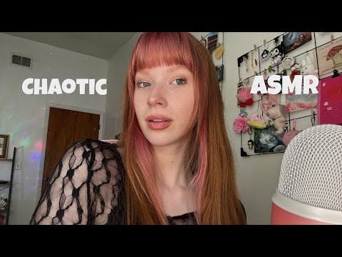 ASMR ☆ Fast and Aggressive Triggers (chaotic & tingly)