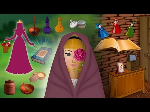 Princess Arora animated story|| ASMR animation|| Disney sleeping beauty magical transformation||