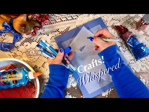 ASMR Crafts! Creating a Fun Recipe Card! (Whispered Version)